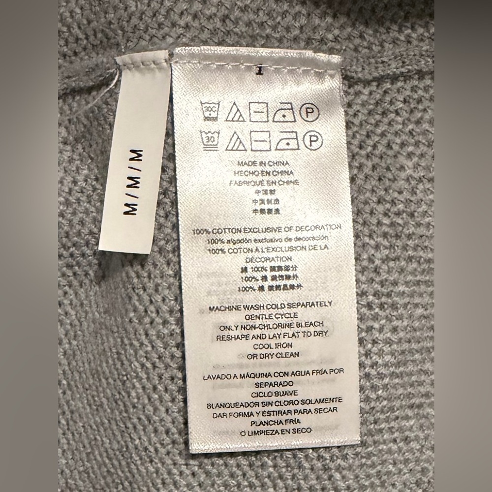 NWT Michael Kors Classic Gray Crewneck Sweater - Picture 4 of 4